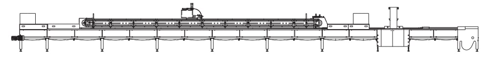 lollipop servo depositing production line